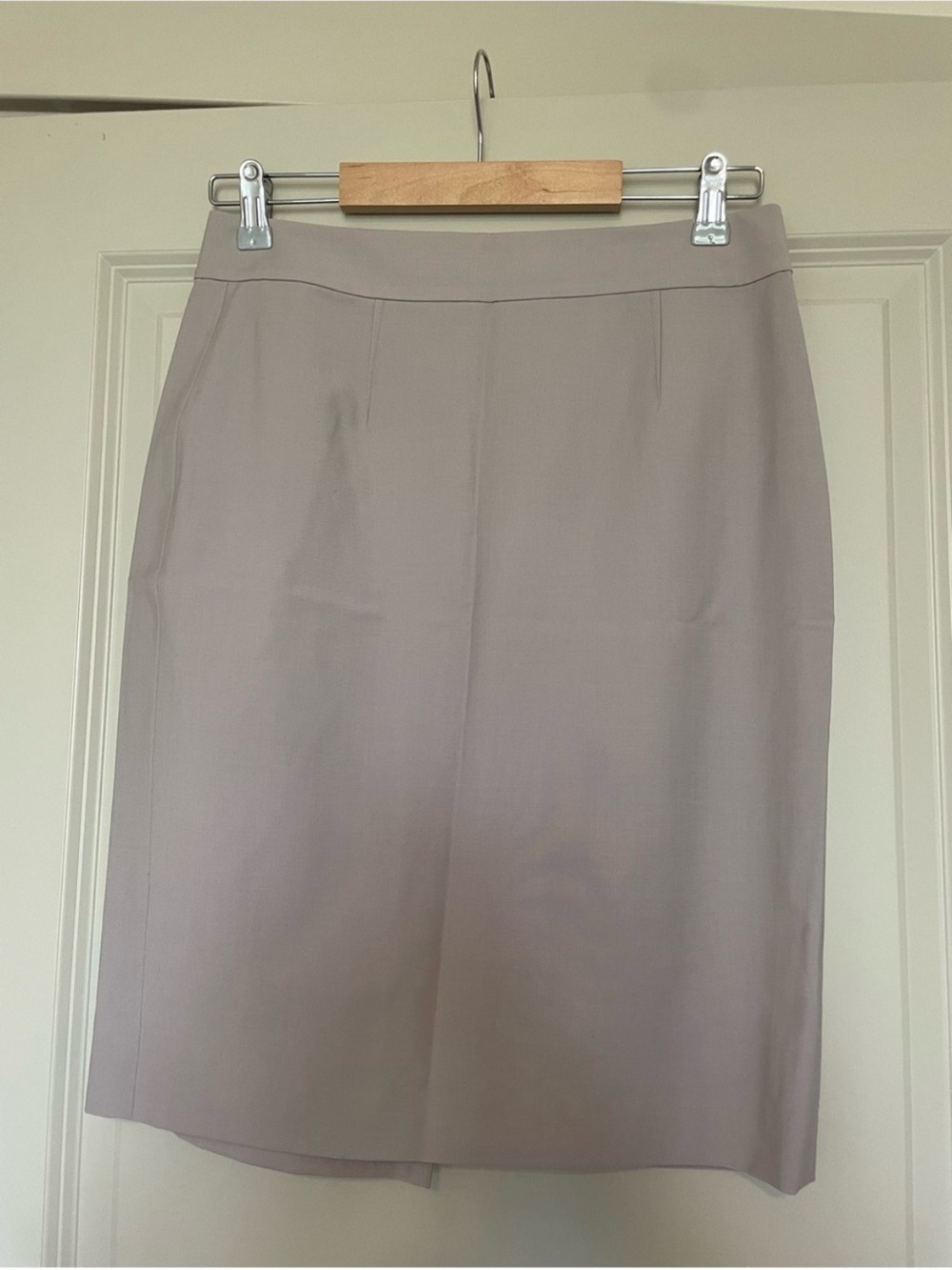 Ann Taylor Taupe Pencil Skirt